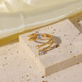Anillo zirconia trendy