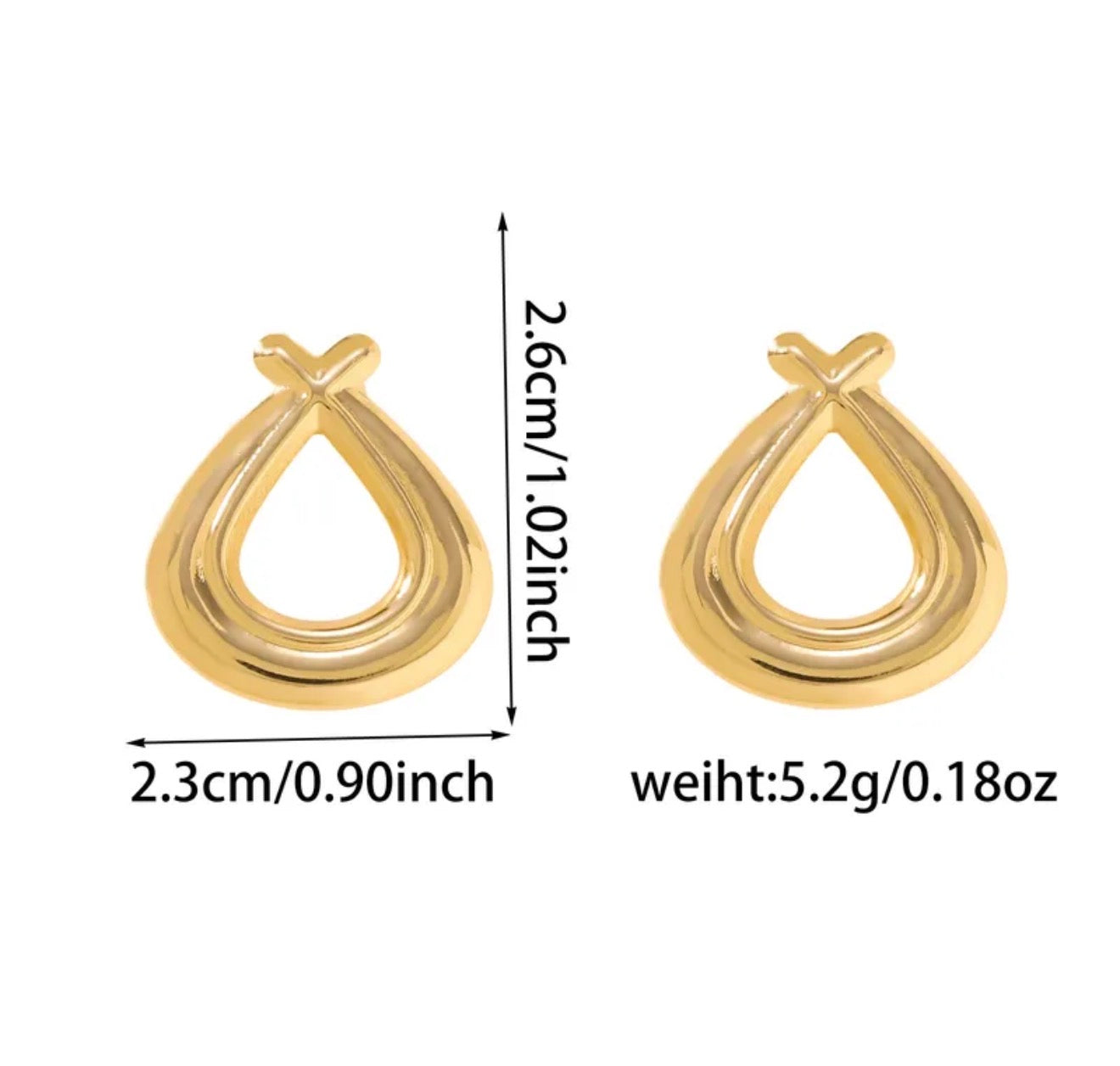 Aretes trendy