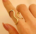 Anillo abstract ajustable