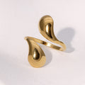 Anillo dorado ajustable