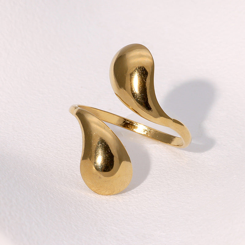 Anillo dorado ajustable