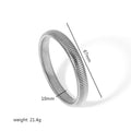 Bangle plateada