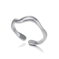 Anillo ajustable plateado