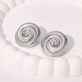 Aretes plateados