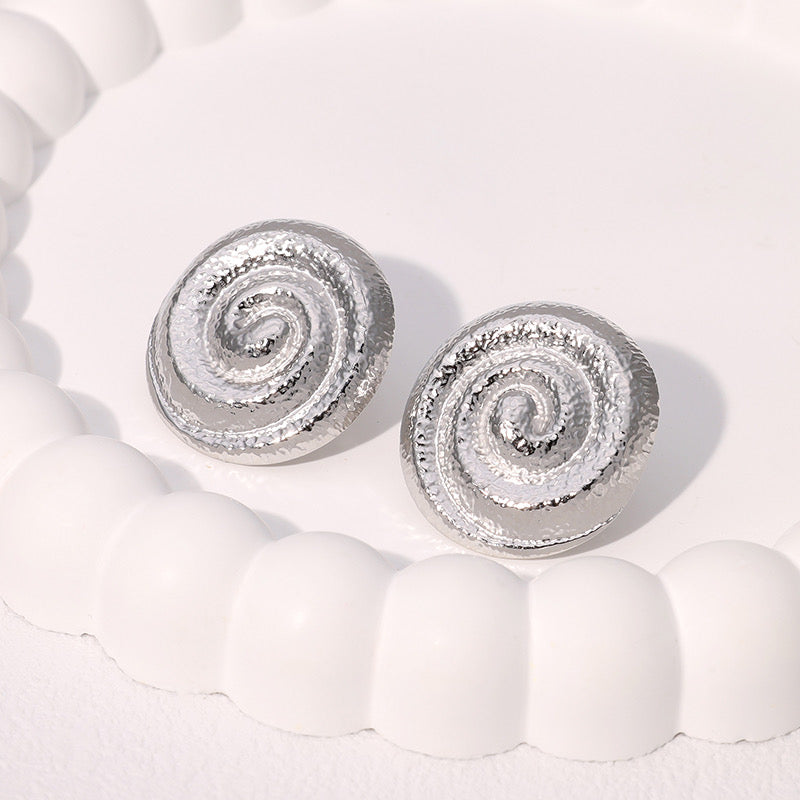 Aretes plateados