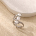 Anillo plateado