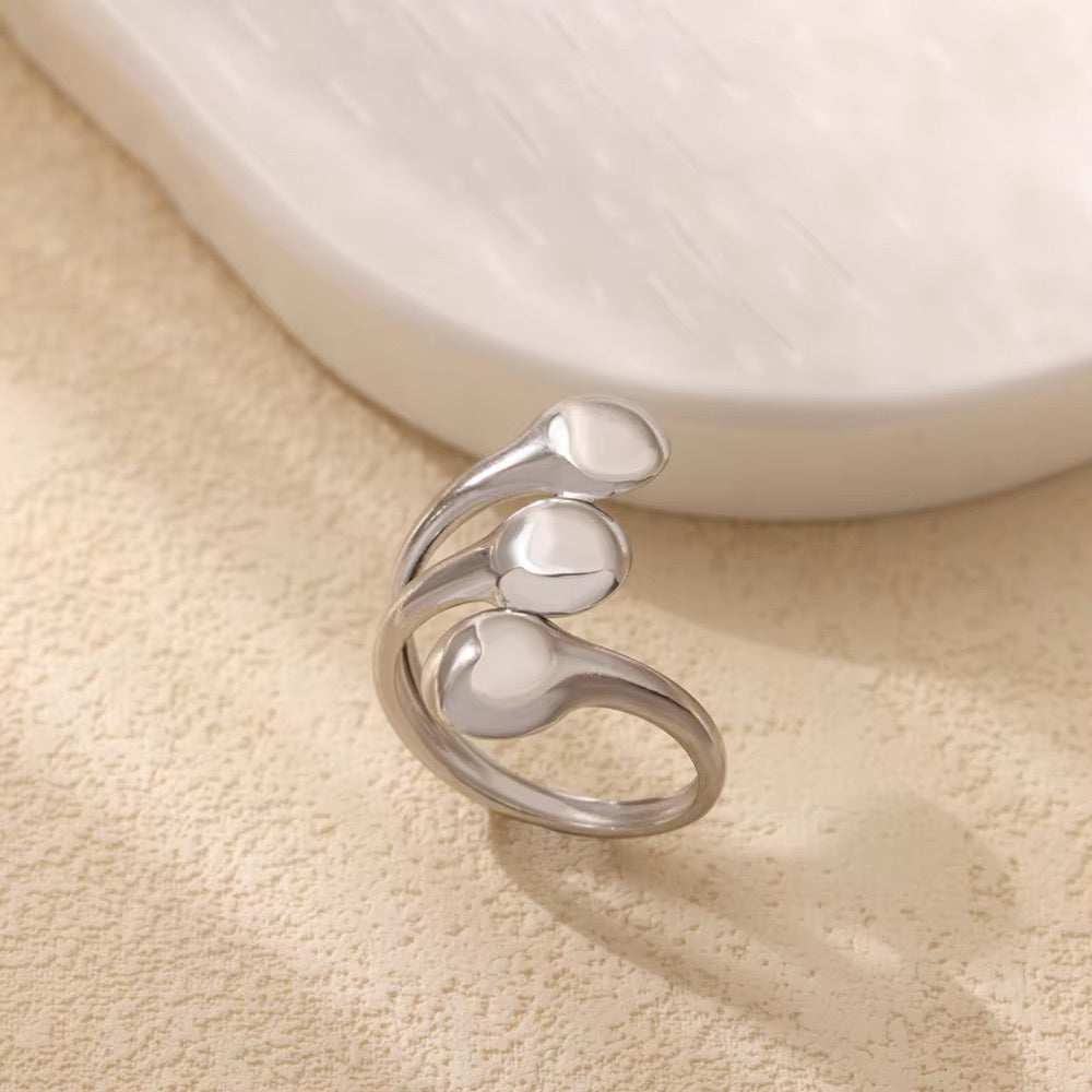 Anillo plateado