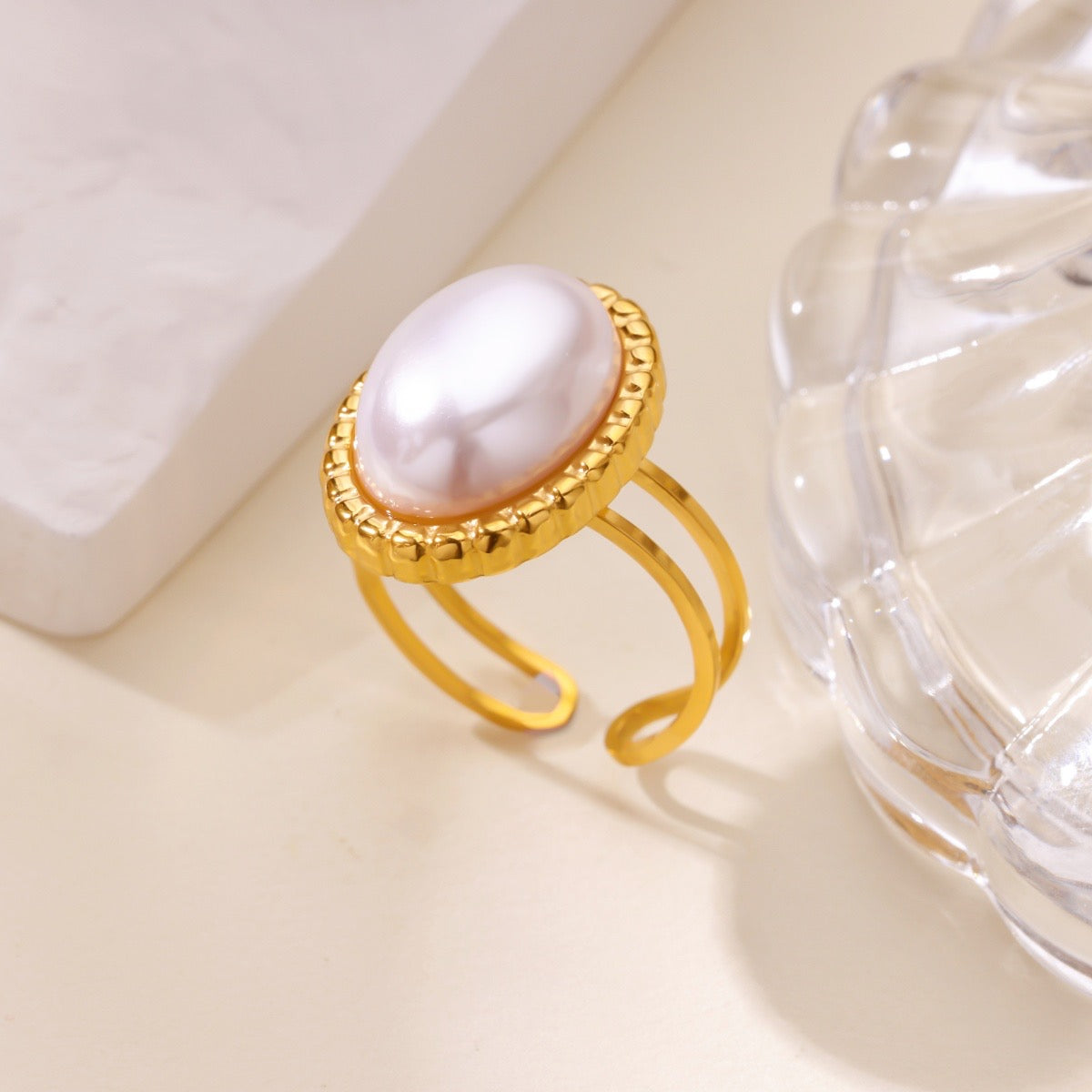 Anillo perla