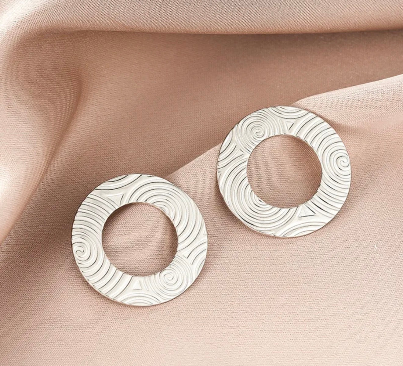 Chapas abiertas plata