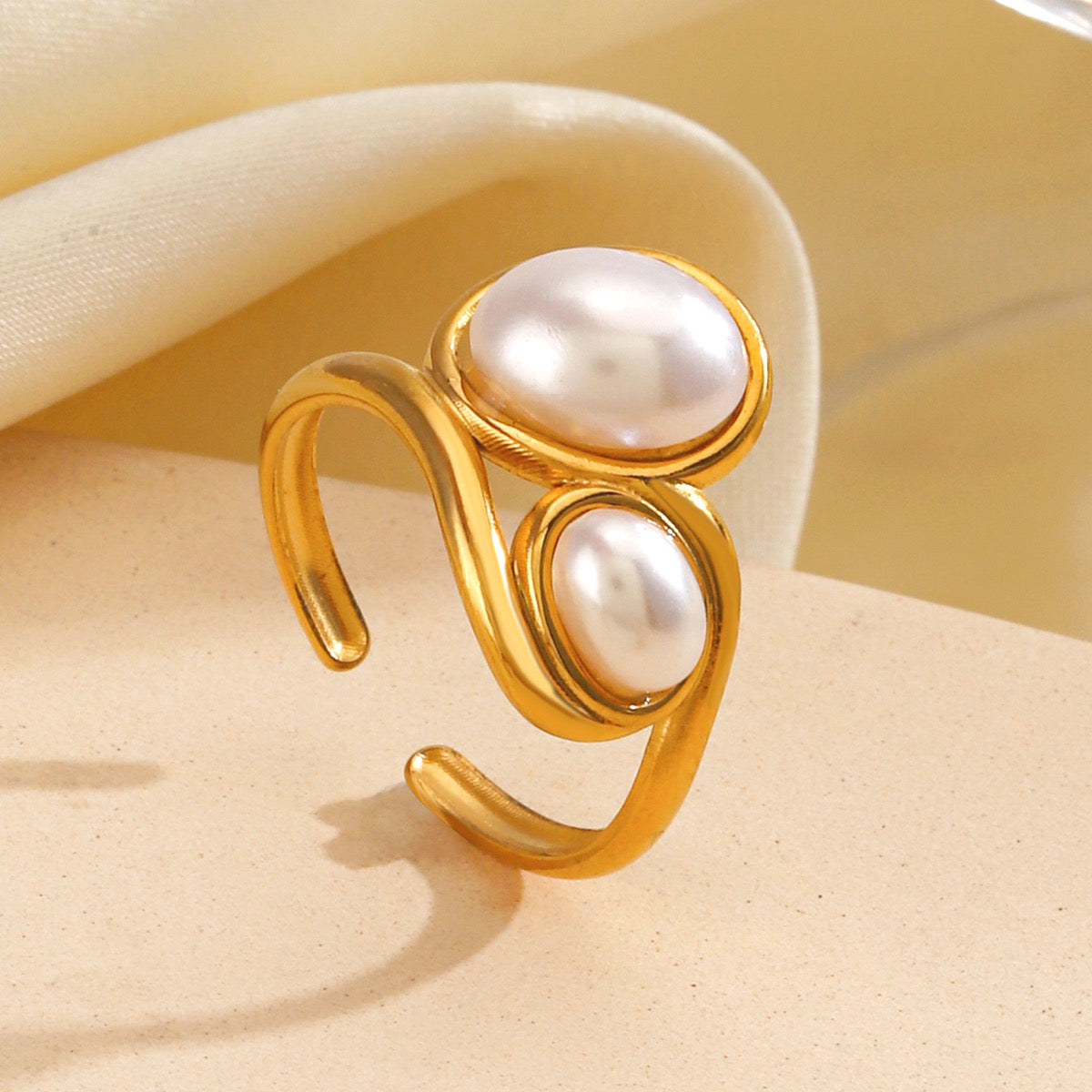 Anillo perla