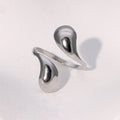 Anillo ajustable plateado
