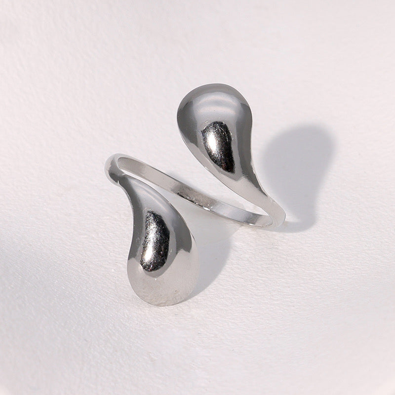 Anillo ajustable plateado