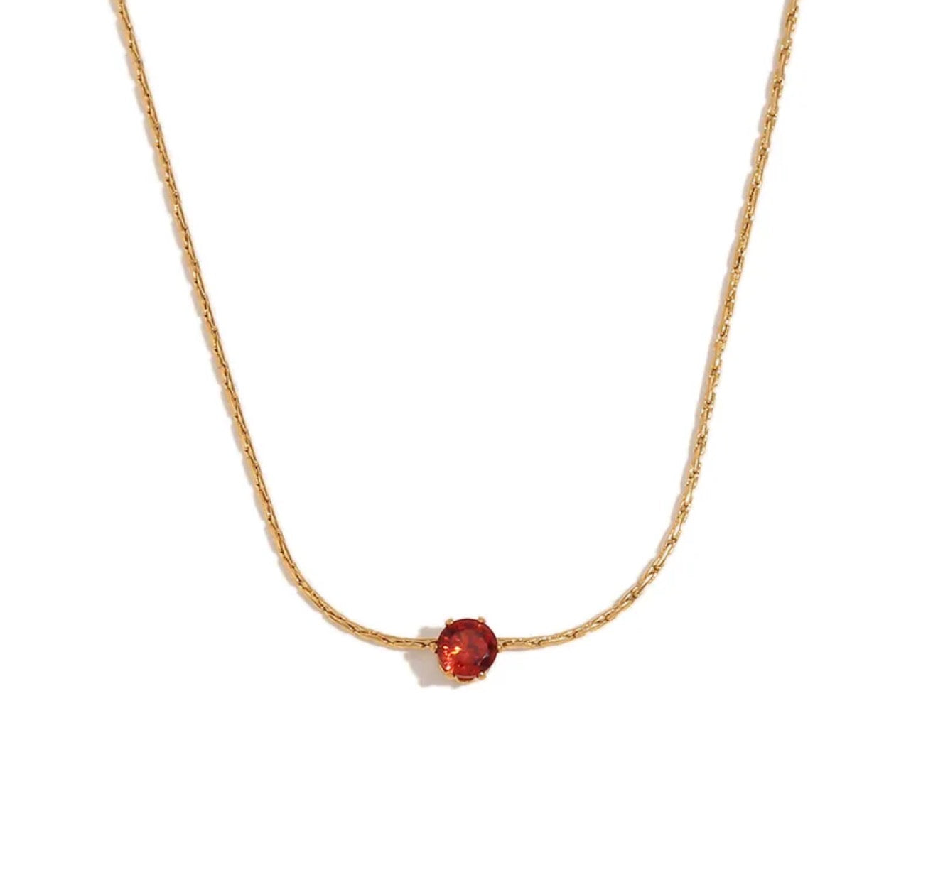 Cadena diamante rojo
