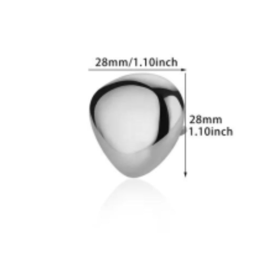 Anillo plateado